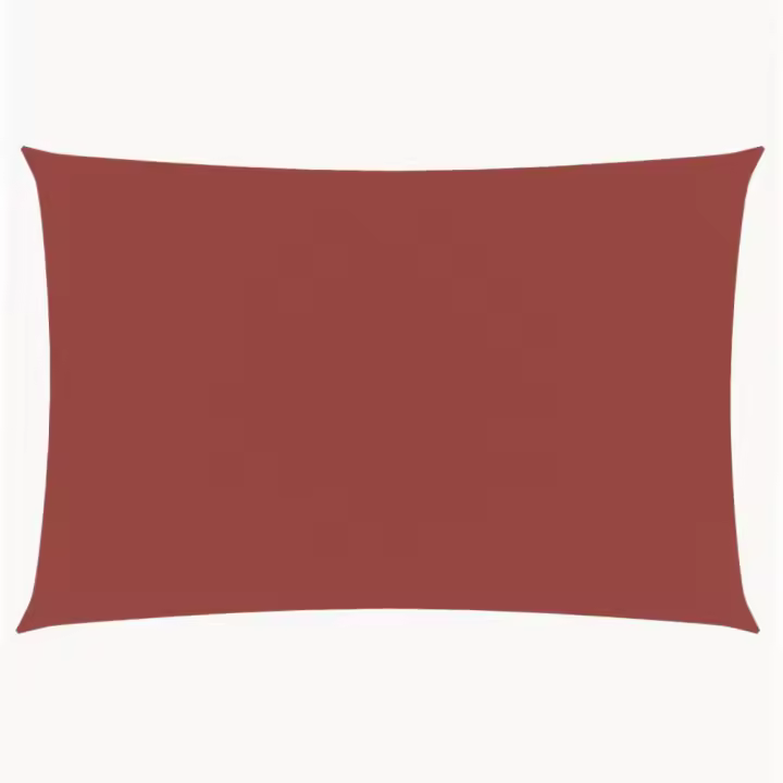 Toldo de Vela terracota Oxford rectangular 3,5x5 m lienzo - 1
