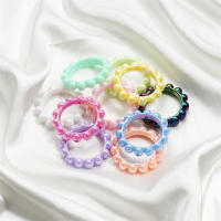 5pcs/Lote 42mm Acrílico Bolas De Espaciador En Forma Circular Marco Para Hacer Joyas Collar Pulsera Accesorios DIY - details 5