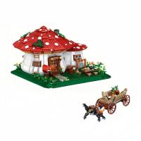 Bloques Creativos De Navidad Con Estrella Y Casa De Cenicienta Juguete De Construcción Miniatura Con Luz LED Regalo Ideal Para Xmas Para Adultos - details 5