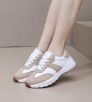 Zapatillas De Correr Para Mujer Casual Ligero Con Suela Gruesa Y Plataforma Zapatillas De Caminar Con Cordones PU Transpirables Talla Verdadera Para Adultos - details 2