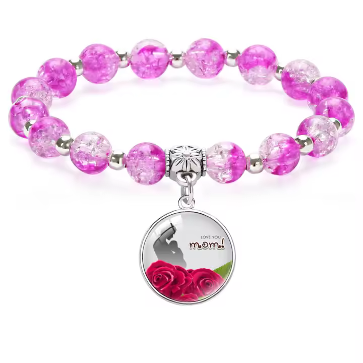 Nuevo Día DE LA MADRE pulsera papel Inglés - 1