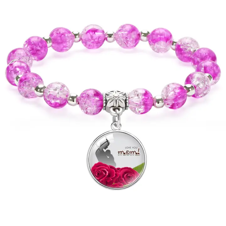 Nuevo Día DE LA MADRE pulsera papel Inglés - 1