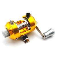 Carrete De Pesca Portátil Y Retráctil De Metal Para Agua Dulce Y Salada Carrete De Buzo Especializado Para Pesca En Hielo Y Río - details 4