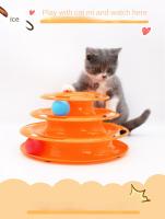 Juguete De Rotación Para Gatos Torre Hi Con Tablero De Puzzle Multi-Nivel De 3 O 4 Capas Accesorios De Entrenamiento Para Mascotas - details 2