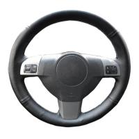 Cubierta De Volante De Cuero Artificial Personalizada Para Opel Astra (H) 2004-2009 Zaflra (B) Signum 2005 Vectra (C) Tamaño 38cm - details 0