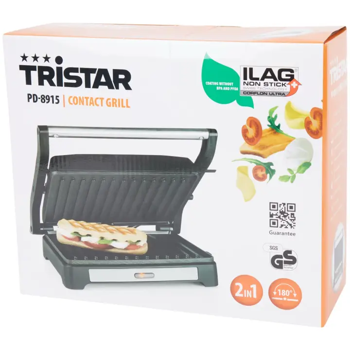 Grill de contactoeléctrico Tristar 1000 vatios - 1