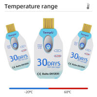 Logger De Temperatura USB Registrador De Datos De Humedad Y Temperatura Single Use Con Reporte PDF 30/60/90 Días Puerto USB 10000 Puntos - details 4