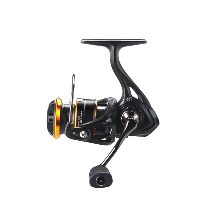 DEUKIO 1000 Mini Carrete De Pesca Ligero Para Agua Salada Y Agua Dulce Carrete De Pesca De Manivela Para Carp Raft Pesca En Río Reservorio Y Playa - 1