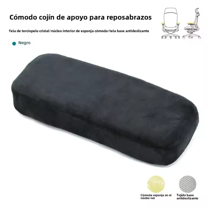 Almohada De Apoyo Para Codos De Espuma De Memoria Para Oficina Hogar Silla De Juego Asiento De Silla De Ruedas Acolchado Grueso Almohada De Brazos - 1
