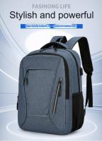 Mochila Impermeable Para Hombres Ultra Ligera Con Capacidad Para Portátil De 15.6 Pulgadas Estilo Casual Con Flecos Reflectantes Bolsa De Espalda Para Libros - details 0