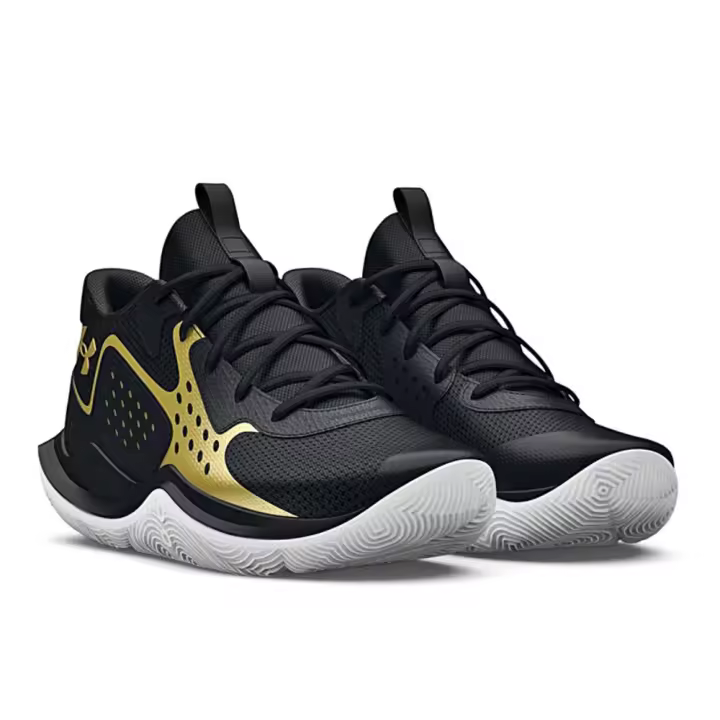 Zapatillas Under Armour Gs Jet 23 Negro Dorado 3026635-002 Baloncesto Niño Niña - 1