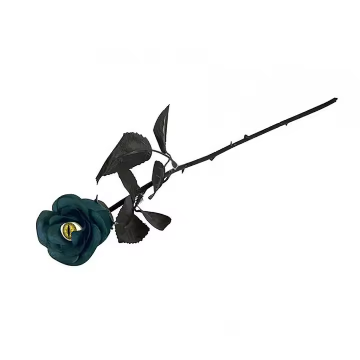 Guirca Flor azul y negra con Ojo de Gato de 42 cm - 1
