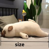 Muñeco De Peluche De Pug Lindo Para Niños Y Niñas Regalo De Navidad O Cumpleaños Almohada De Sueño Animal Kawaii Tamaño 55-90 Cm - details 1