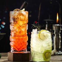 Copa De Beer De Vidrio Transparente 430ml Con Cara De Fantasma Creativa Para Halloween Bar Home Jugo Cocktail Copa De Licor - details 4