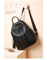 Mochila De Cuero Genuino Zency Para Mujer Anti-Robo Estilo Clásico Casual Para Viajes Y Escuela Bolsa Diaria Para Niñas - details 10