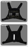 Chaleco Táctico Con Bolsa De Pecho Para Camping Y Airsoft Bolsa De Hombro Para Caza Pesca Ciclismo Y Correr Para Hombres - details 8