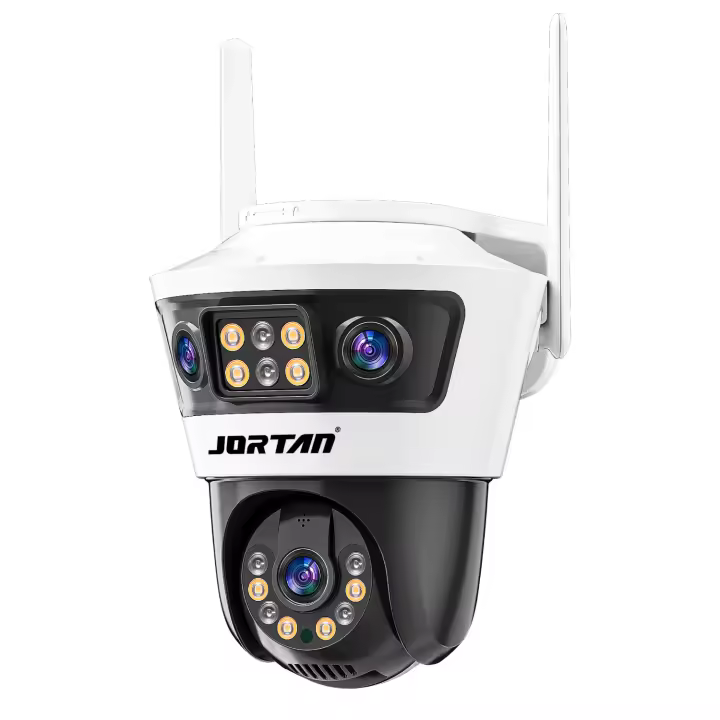Cámara Vigilancia Inteligente de Seguridad WiFi Doble Lente 3MP con Seguimiento Automático, IA para Reconocimiento Humano, Vehículos y Mascotas, Audio Bidireccional, Almacenamiento en Nube y MicroSD 128GB, Compatible iOS/Android - 1