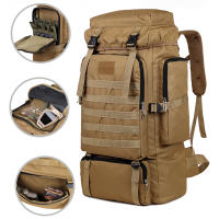 Mochila De Camuflaje Grande Para Senderismo Y Camping En Montaña Mochila De Lona Para Ciclismo Y Actividades Al Aire Libre - details 19