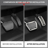 Cubierta De Pedal De Gas Y Freno Para Coche En Acero Inoxidable Para Land Rover Discovery 5 2014-2020 Defender 110 2020 Range Rover Vogue 2013-2020 - details 1