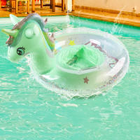 Flotador De Piscina Para Niños Unicornio Inflable Para Natación Edad 3-8 Años Anillo De Natación Flotadores Inflables De Animales Y Naturaleza - details 0