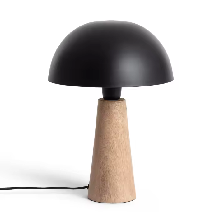 Ledkia Lámpara de Mesa Metal Kuttala Negro - 1
