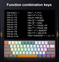 Teclado Mecánico De Juego REDRAGON L61 RGB Con Bluetooth 5.0 Y 2.4G Teclas Más Grandes 1.2X Para Usuarios De Mano Grande Compatible Con Computadora Tablet Y Laptop - details 9
