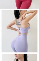 Sudadera Deportiva Para Mujer En Nylon De Impacto Alto Transpirable Con Espalda Cruzada Y Tirantes Sueltos Para Yoga Y Fitness - details 8