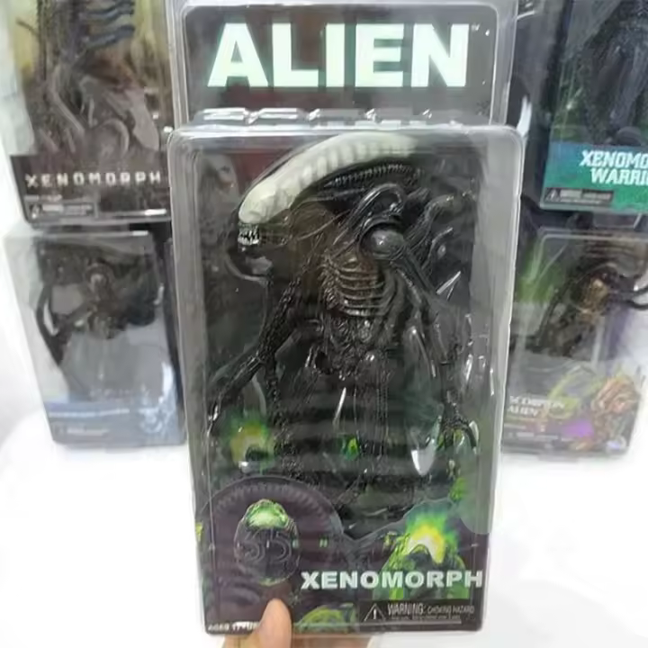 Figura De Acción NECA Alien Xenomorph Warrior Serie Aliens Vs Predator AVP Modelo Coleccionable Juguete Muñeca Articulada Regalo Para Adultos - 1
