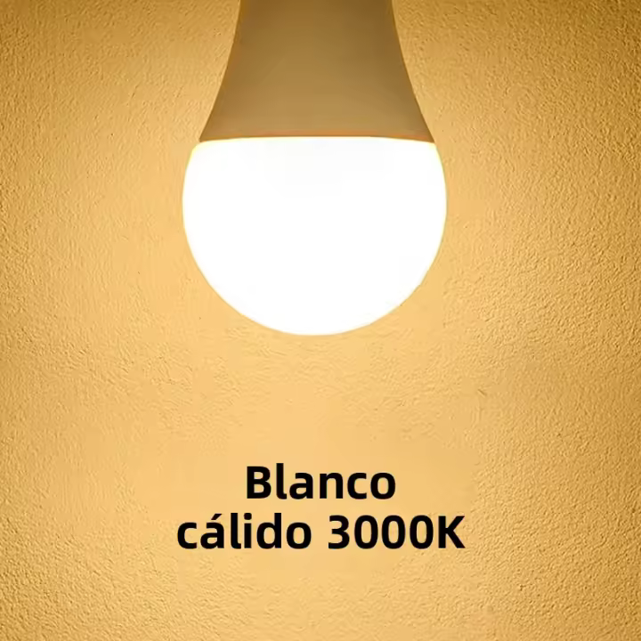 2pcs Bombilla LED E27 E14 B22 220V Potencia Real 20W 18W 15W 12W 9W 6W 3W Lámpara De Vida Diaria Para Sala De Estar Y Hogar - 1