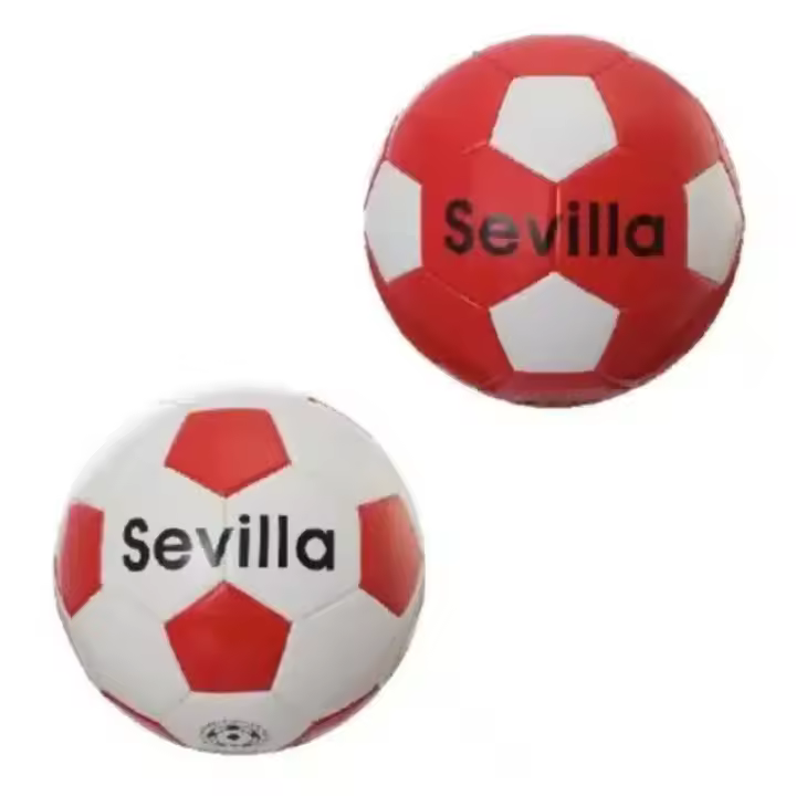 Pelota de fútbol diseño Sevilla roja y blanca 08455 MOYANO - 1