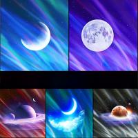 Proyector De Estrellas Aurora Lámpara Nocturna Pequeña Con Ambiente Galaxia Luz De Velocidades Recargable USB Altavoz Para Decoración De Habitaciones - details 2