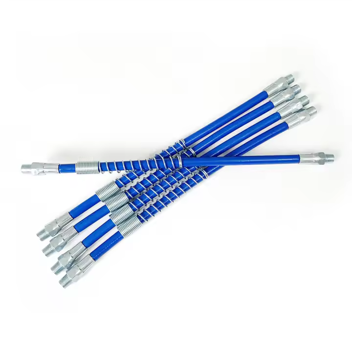 5PCS Tubo De 30cm Para Pistola De Grasa Coupler Hose Extensión De Alta Presión Para Automóvil Herramienta De Lubricación Syringe - 1
