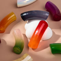 Tubo De Bambú De Acrílico Color Crema 15 Piezas 11mm Resina Perla Gorda Para DIY Pulseras Collares Joyería Accesorios - details 18