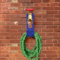 Organizador De Riegos Para Jardín Montaje En Pared Gancho Para Tubo De Agua Rejilla Para Tubos De Agua Agricultura Almacenamiento Práctico Y Conveniente - details 4