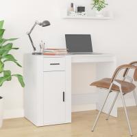 vidaXL Escritorio madera contrachapada color 100x49x75 cm en color Roble Sonoma/Marrón roble/Negro y más | estructura resistente ideal para salón dormitorio o estudio - details 6