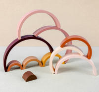 Bloques De Arco Iris De Madera Para Niños Juegos Montessori Aprendizaje De Colores Juguetes Educativos Para Bebés Ayudas De Enseñanza - details 7