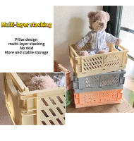 Caja De Almacenamiento Plegable Para Escritorio S/M Organizador Multifuncional De Juguetes Y Accesorios Bebé Caja De Maquillaje Y Papelería Portátil Ecológico Material Plástico - details 13
