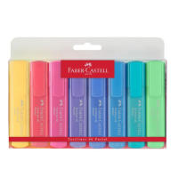 Faber Castell Marcadores Textliner 46 Pastel - 8 Colores - Tinta Base Agua - Estuche 8 Piezas - details 0