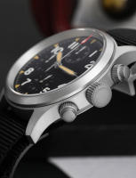 Reloj De Cuarzo Militado ML1868KF VK67 Movimiento De Cronógrafo Vidrio De Zafiro Luminoso 100m Impermeable 39mm Retro - details 18
