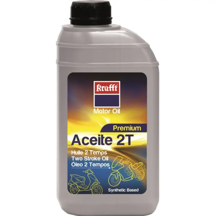 Aceite Sintético 2T 1L Krafft - Fórmula Avanzada - 1