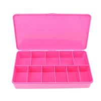 Caja De Uñas Vacía Multicolor De 2 Tamaños Caja De Almacenamiento Para Uñas De Acrílico Con 11 Compartimentos Tool De Arte De Uñas - details 19