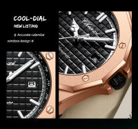 Reloj De Cuarzo Para Hombre CHENXI 8268 Con Correa De Silicona Luminosa Resistente Al Agua Calendario Deportivo Y Casual - details 6