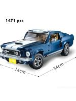 Nuevos Bloques De Construcción De Carreras Deportivas Ford Mustang 2024 1471 Piezas Juguetes Compatible Con 10265 Regalo De Cumpleaños Para Niños - details 0