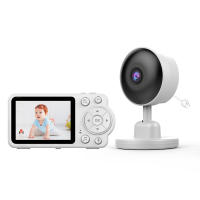 Monitor De Bebé Inalámbrico 2.8 Pulgadas Cámara De Seguridad Inteligente Con Visión Nocturna Audio Bidireccional Protección De Seguridad Monitoreo De Temperatura Alarma De Llorido De Bebé - details 4