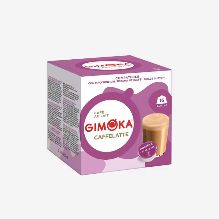 Cápsulas Dolce Gusto Gimoka Caffelatte compatibles.16 unidades - 1