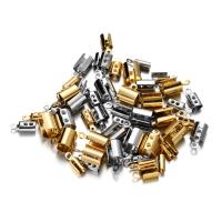30/50pcs Cuerdas De Acero Inoxidable Doradas Para Pulseras Y Collares Joyería Hecha a Mano Con Tiras De Cierre De Capuchón Y Clip - details 4