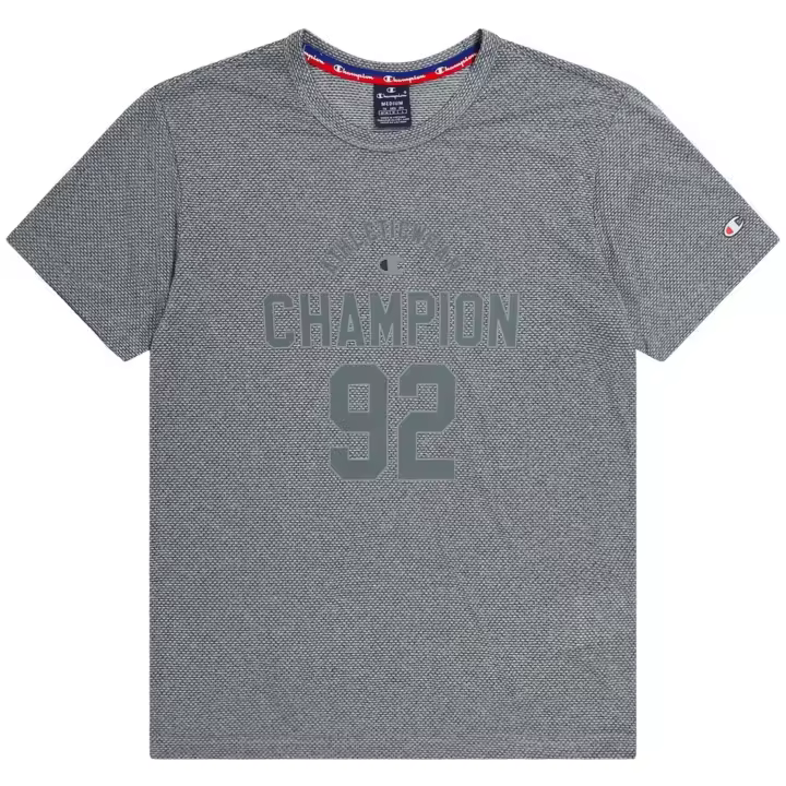 Camiseta de Manga Corta Champion Crewneck para hombre en color gris - 1