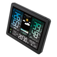 Estación Meteorológica Electrónica Con Pantalla De Color Inteligente Temperatura Humedad Predicción Del Clima Alarma Multilenguaje 8 Enlaces - details 11