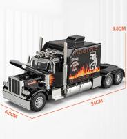 Peterbilt 389 Camión De Juguetes De Aleación 1:24 Con Sonido Y Luz Control De Ruedas Para Niños Regalo De Cumpleaños Coleccionable De Vehículos Metal - details 1