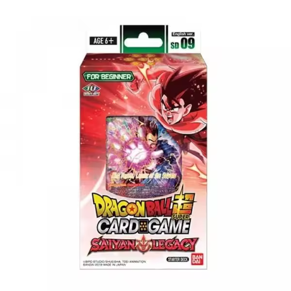 DB - SD09 - Sayan Legacy - Inglés - Cartas Dragon Ball Original Sellado Tcg Jcc - 1